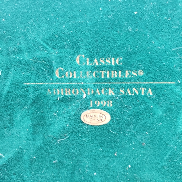 Vintage Adirondack Santa Classic Collectibles 1998 18 inch Figure - Picture 10 of 11